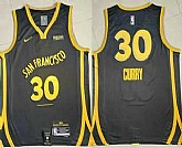 Men's Golden State Warriors #30 Stephen Curry Back 2023 City Edition Swingman Sponsor Stitched Jersey,baseball caps,new era cap wholesale,wholesale hats